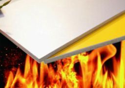 Modern building facade with aluminium composite panels designed for fire safety and durability